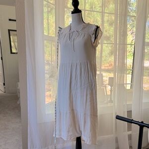 LOFT SP cream colored dress